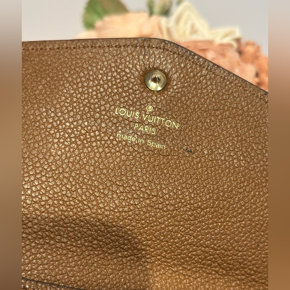 Louis Vuitton Sarah Wallet Empreinte Brown - Picture 7 of 15